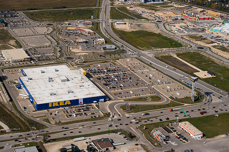 Ikea Winnipeg Aerial