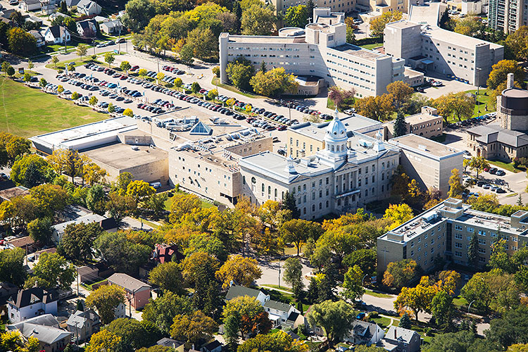 St Boniface Univertisy aerial