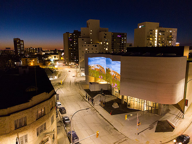 Winnipeg Art Gallery - Qaumajuq aerial