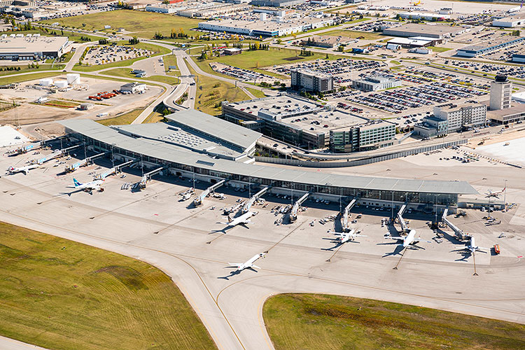 Winnipeg Airport aerial