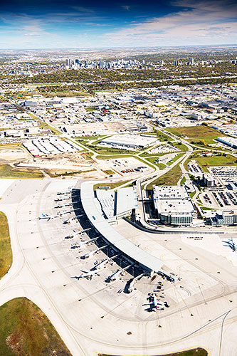 Winnipeg Airport aerial - terminal